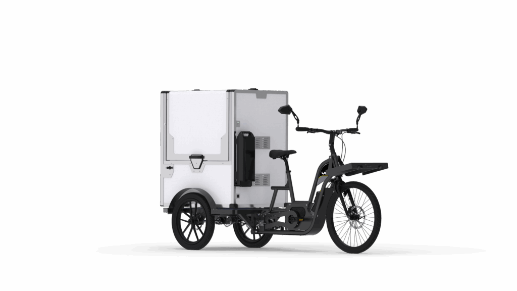 HYPABOX "Petit Nicolas" mounted on a VUF Bike