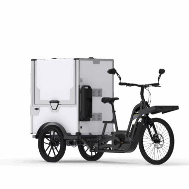 HYPABOX "Petit Nicolas" mounted on a VUF Bike