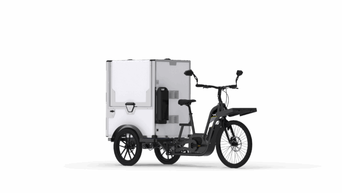 HYPABOX "Petit Nicolas" mounted on a VUF Bike